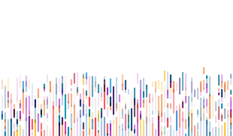Dna test infographic. Genome sequence map